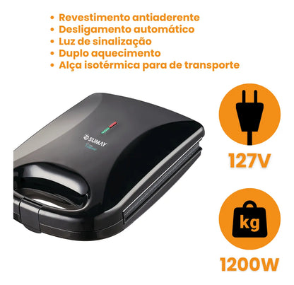 SUPER GRILL ELETRICA 127V - SM-SGP01 6090 SUMAY