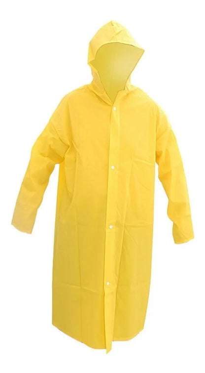 Kit 10 Capa De Chuva Impermeável Pvc Forrado C/capuz Tam. G