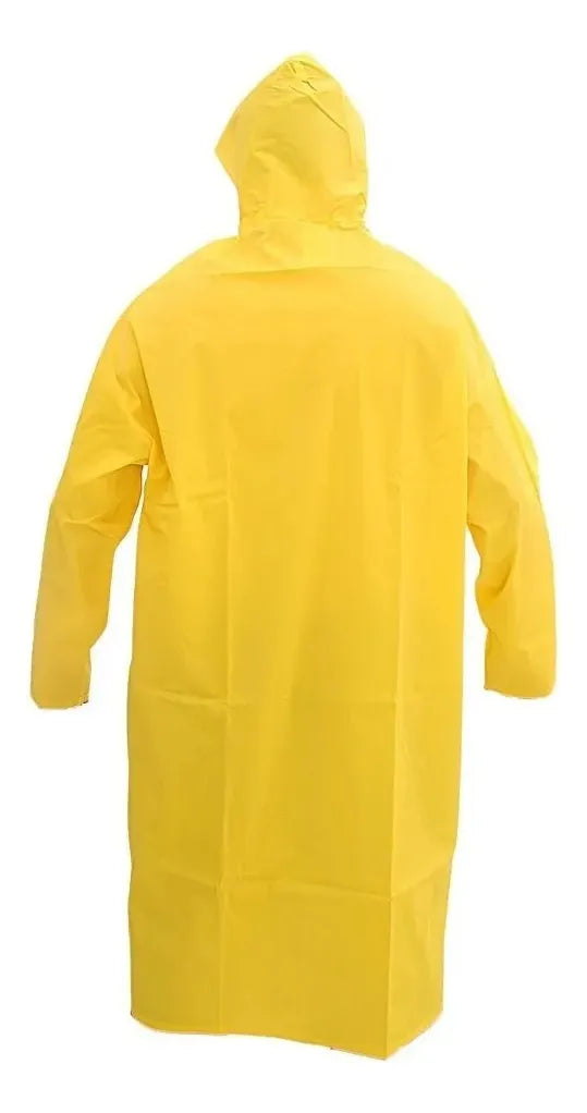 Kit 10 Capa De Chuva Impermeável Pvc Forrado C/capuz Tam. GG