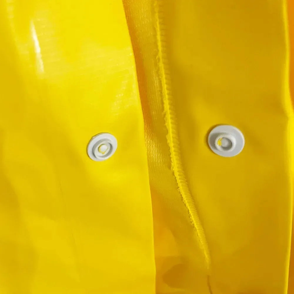 Kit 10 Capa De Chuva Impermeável Pvc Forrado C/capuz Tam EXG