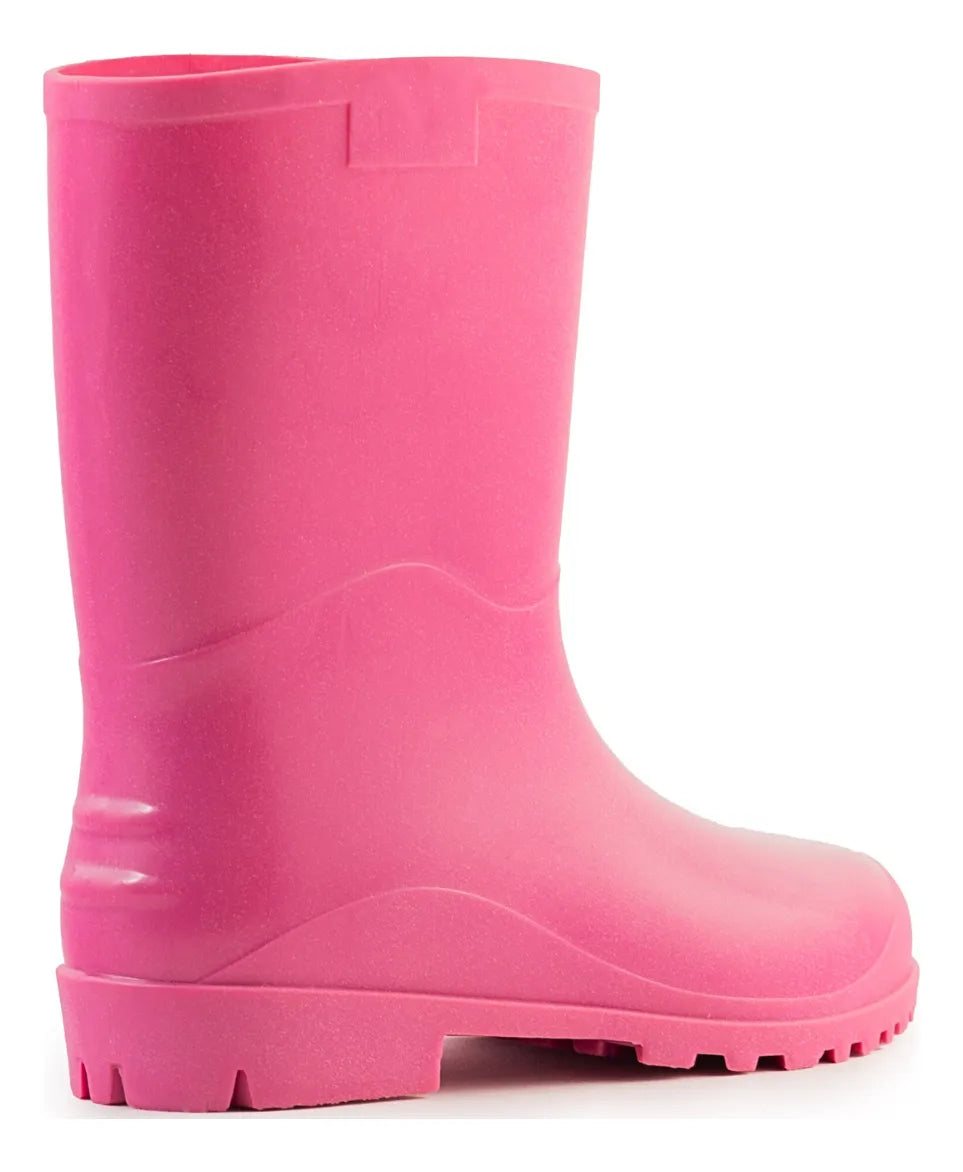 Bota Infantil Galocha Impermeável Borracha Kids 20/21 Pink