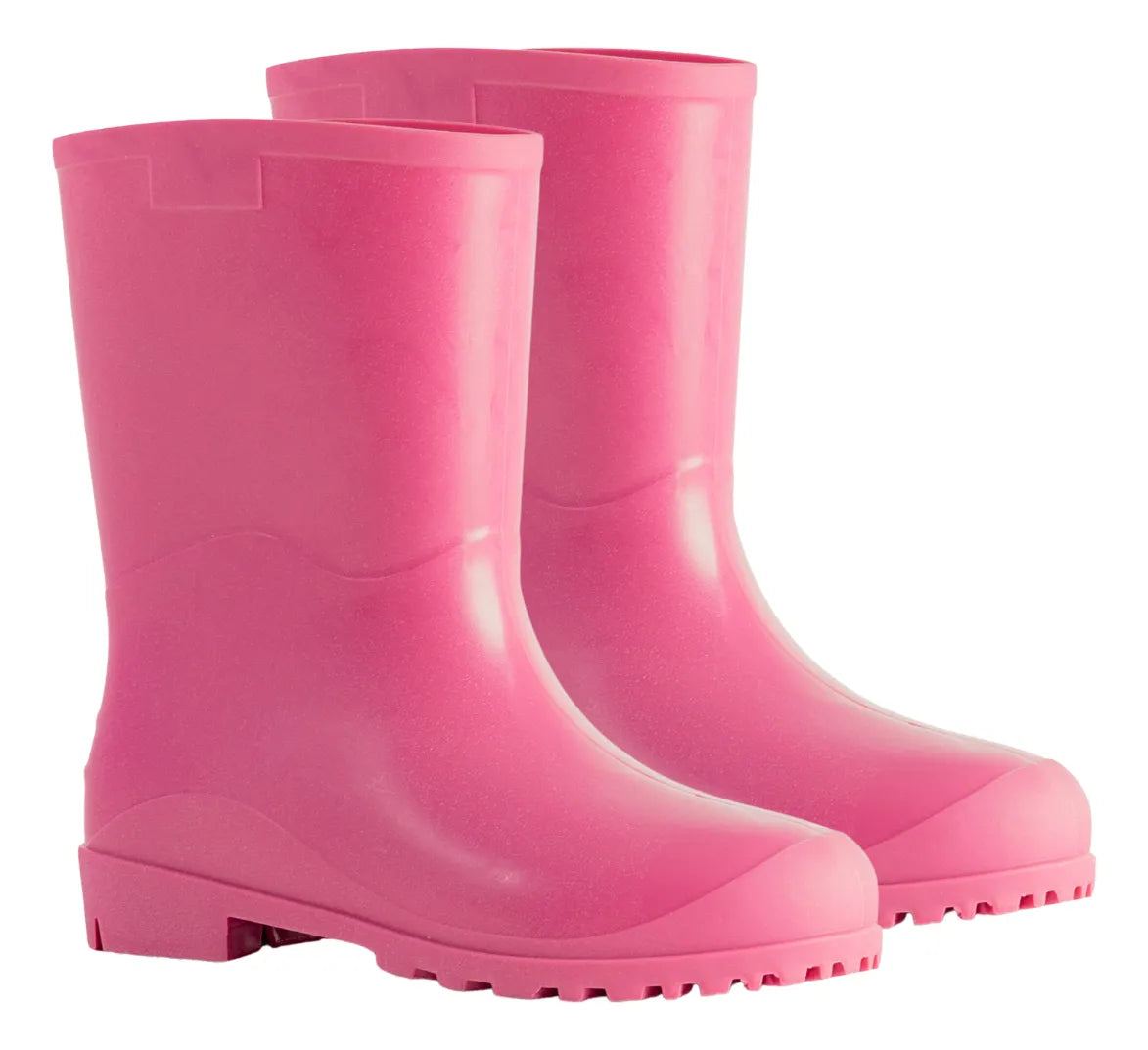 Bota Infantil Galocha Impermeável Borracha Kids 20/21 Pink