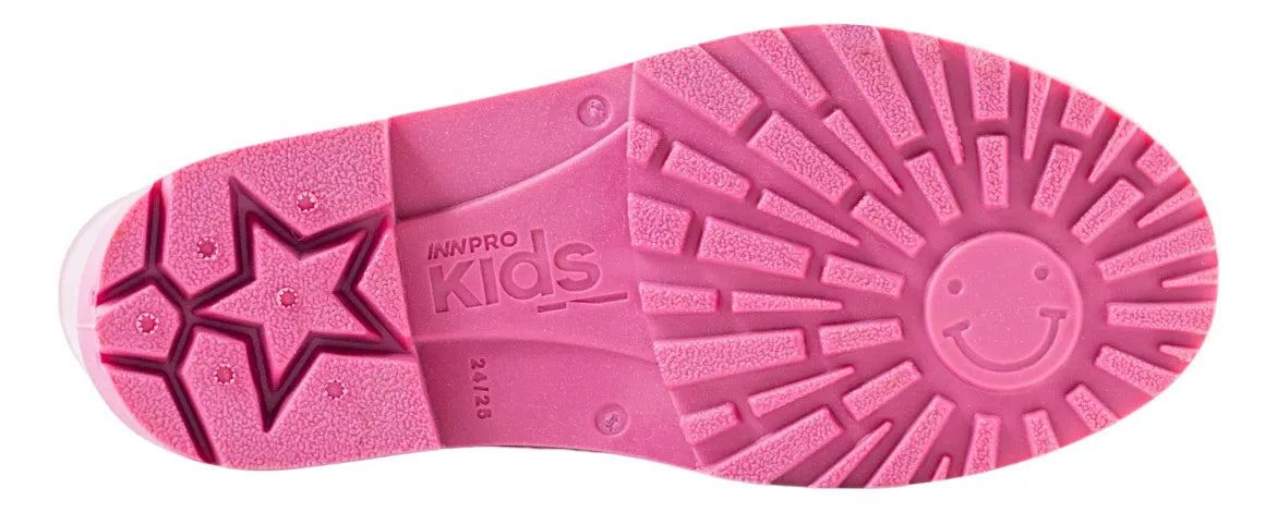 Bota Infantil Galocha Impermeável Borracha Kids 20/21 Pink