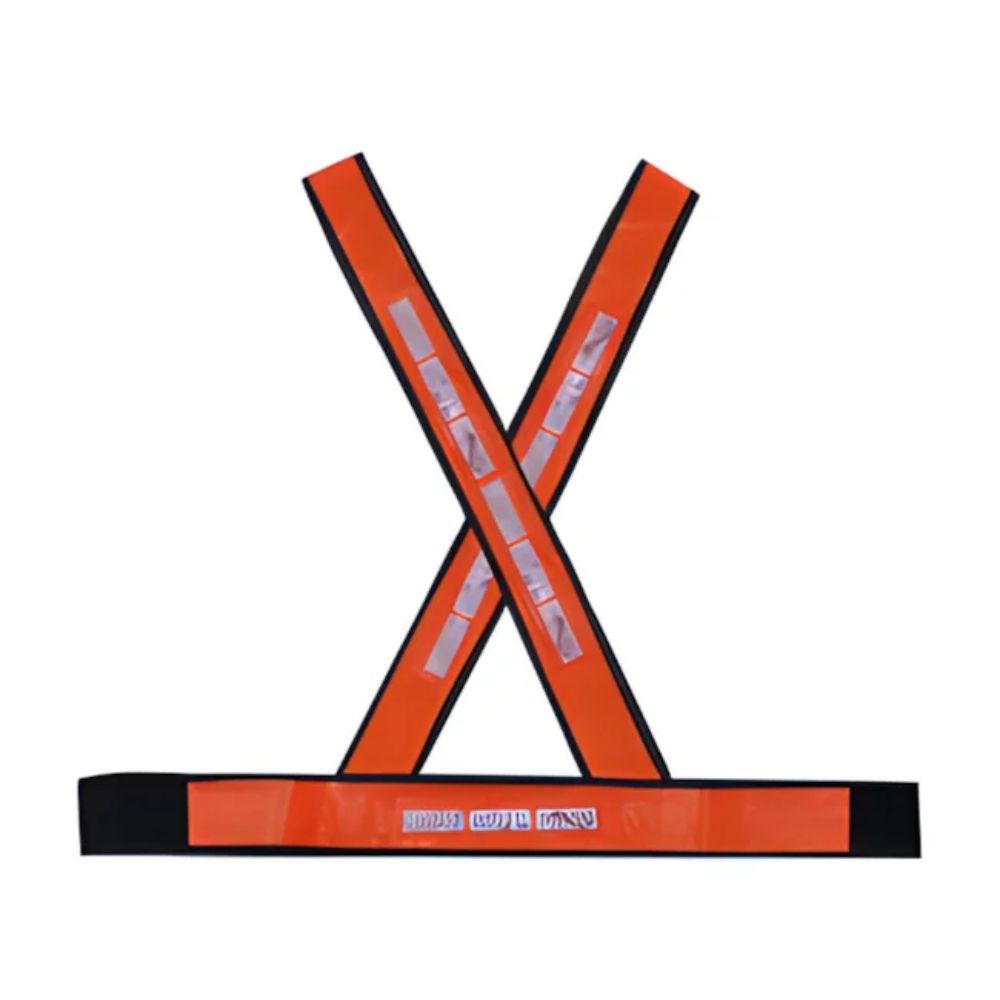 Colete Refletivo Tipo X Laranja Noturno 426 Brascamp