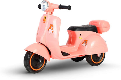 Moto Elétrica Infantil Scooter Cubi Joy 6v Rosa - Bang Toys
