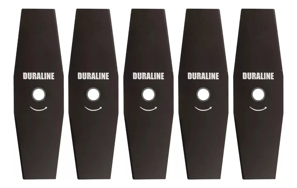 Kit 10 Lâminas 2 Pontas Para Roçadeira Duraline
