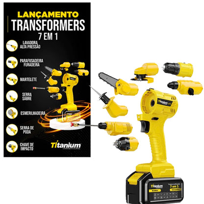 Ferramenta Multifuncional A Bateria Transformes 7 Titanium