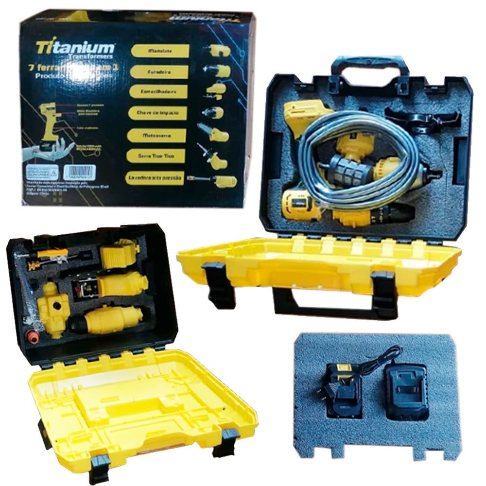 Ferramenta Multifuncional A Bateria Transformes 7 Titanium
