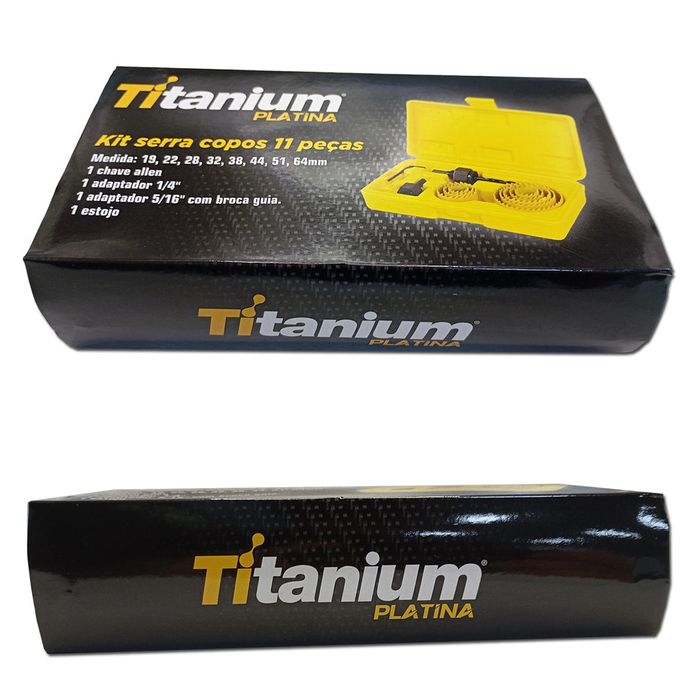 Kit Jogo de Serra Copo 11 Peças 04580 Titanium
