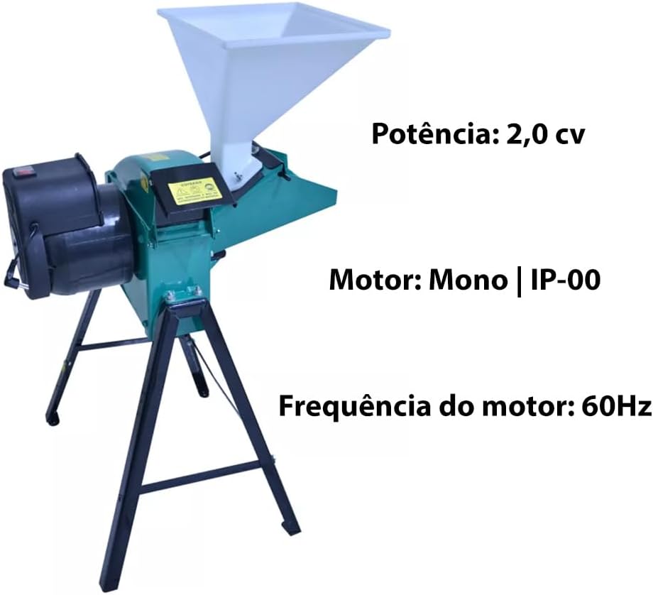 Triturador Picador 2.0HP Mono GTI-2000LDF-1 - 127V Garthen