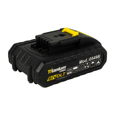Parafusadeira Bateria 12V Impacto C/34 Peças Titanium 05784