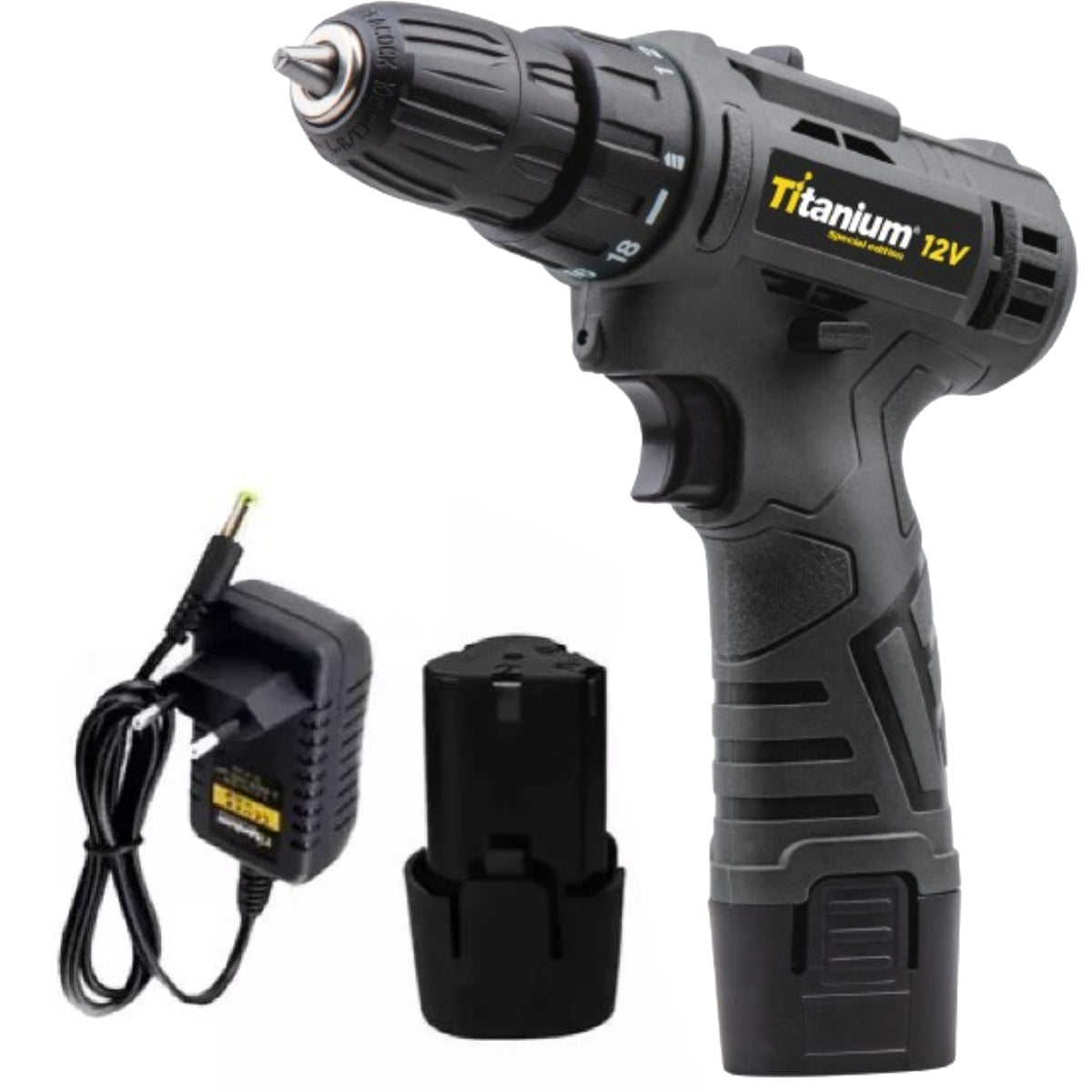 PARAFUSADEIRA SPECIAL EDITION PRETA 1,2AH 12V 06212 TITANIUM