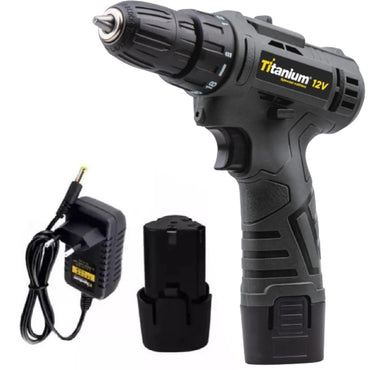 PARAFUSADEIRA SPECIAL EDITION PRETA 1,2AH 12V 06212 TITANIUM