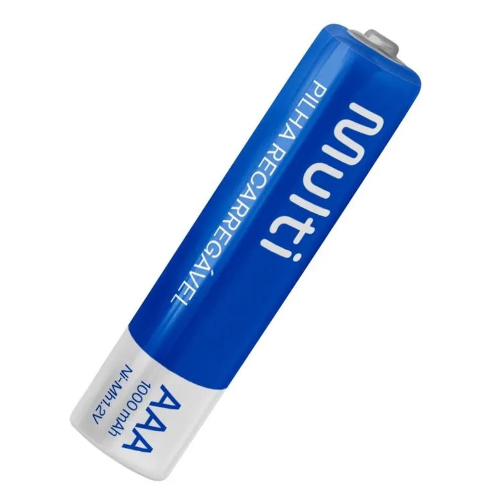 Pilhas Recarregáveis AAA 1000Mah com 2 Unidades Multi CB051