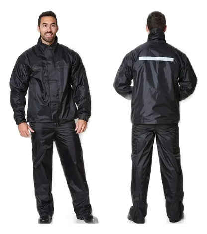 Conjunto Motoqueiro Capa Chuva De Nylon Impermeável Tam.EXG