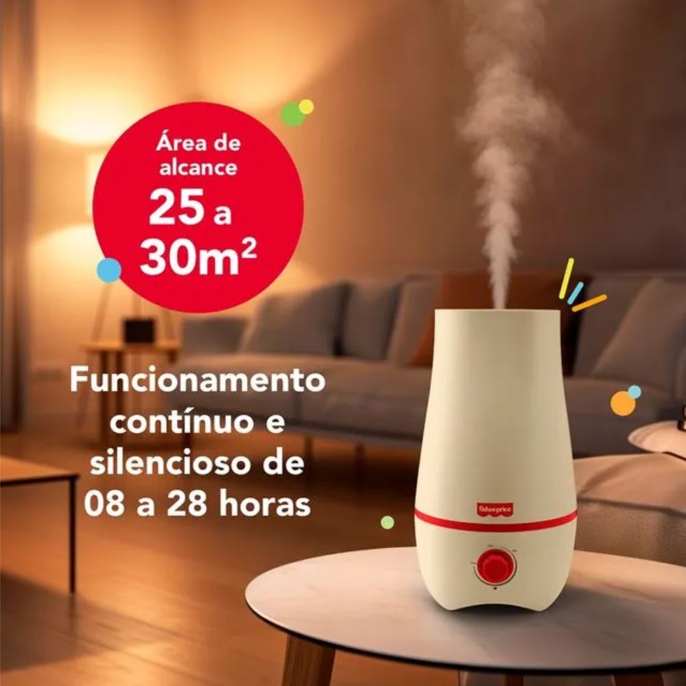 Umidificador de Ar 2,2Litros Bivolt Fisher Price HC055 Multi