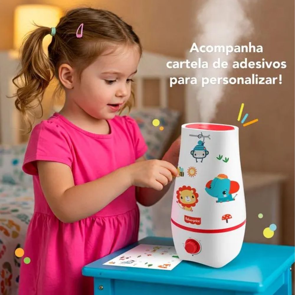 Umidificador de Ar 2,2Litros Bivolt Fisher Price HC055 Multi