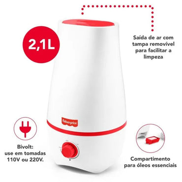 Umidificador de Ar 2,2Litros Bivolt Fisher Price HC055 Multi