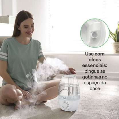 UMIDIFICADOR MULTILASER CLEAR TANK 2 1L HC210 MULTI