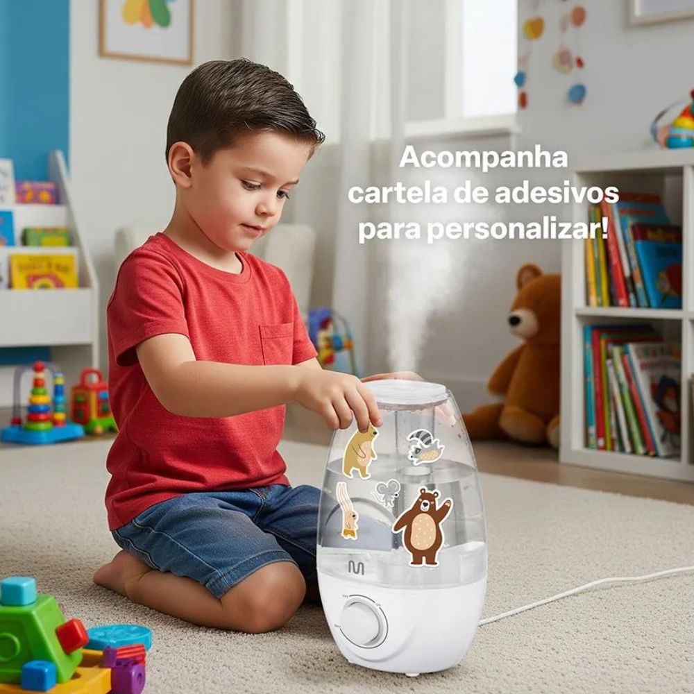 UMIDIFICADOR MULTILASER CLEAR TANK 2 1L HC210 MULTI