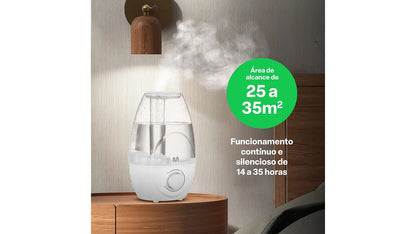UMIDIFICADOR MULTILASER CLEAR TANK 2 1L HC210 MULTI