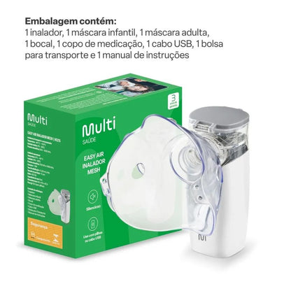 Inalador Mesh Easy Air Multi Saúde HC215