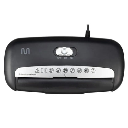 Fragmentadora Papel e Cartão Multi 6 Folhas Tiras 10L 220v