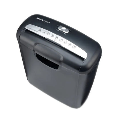 Fragmentadora Papel e Cartão Multi 6 Folhas Tiras 10L 220v