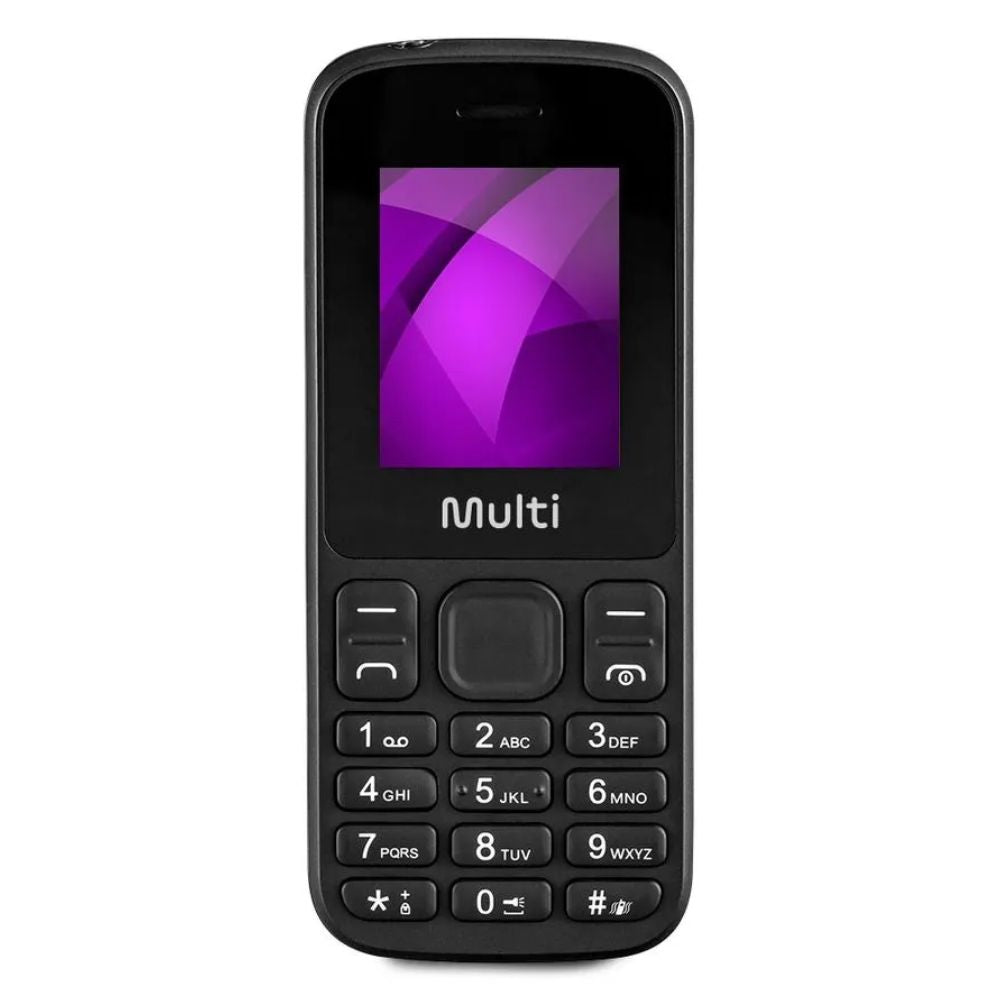 Celular UP 4G Dual Chip Mp3 Preto Multi P9139