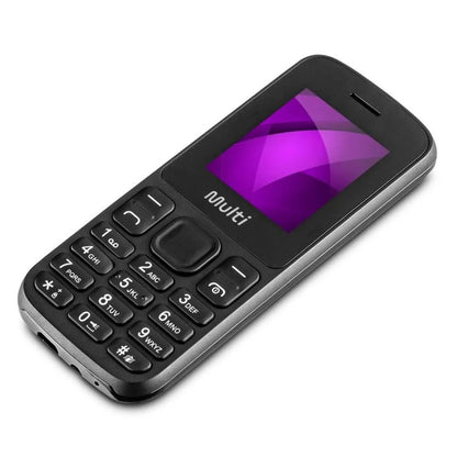 Celular UP 4G Dual Chip Mp3 Preto Multi P9139