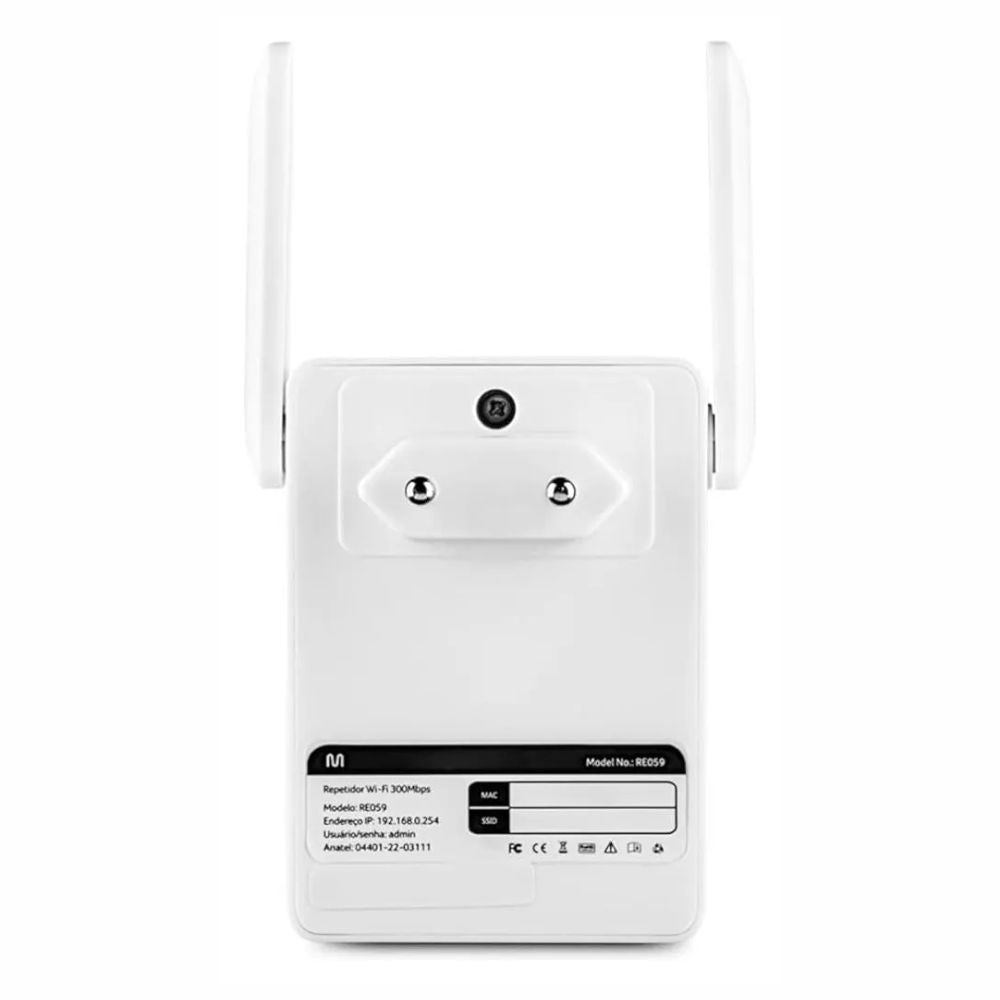 Repetidor De Sinal Multilaser Wifi 300mbps