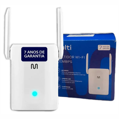 Repetidor De Sinal Multilaser Wifi 300mbps