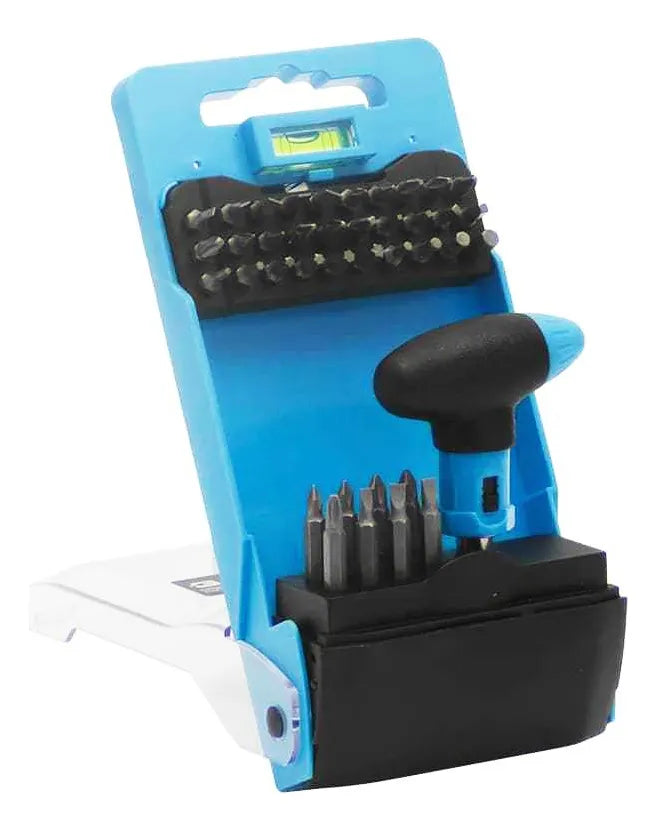 Jogo De Bits Para Parafusadeira Gamma G19525 C/ 40 Peças