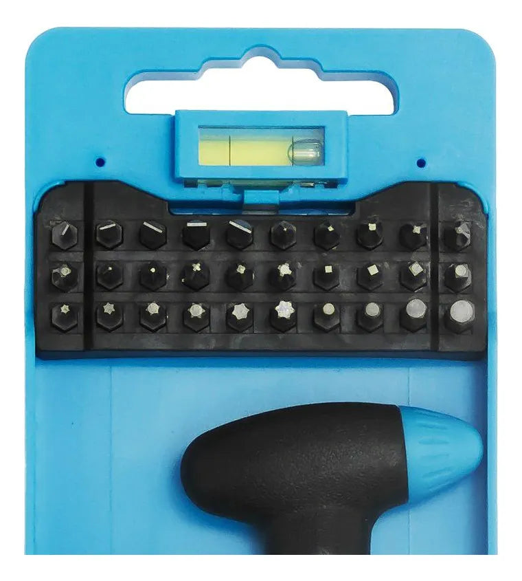 Jogo De Bits Para Parafusadeira Gamma G19525 C/ 40 Peças