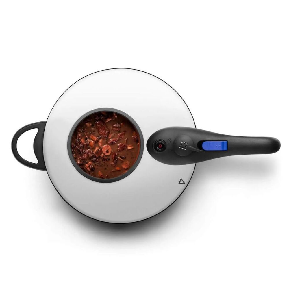 Panela De Pressão Inox Visor De Vidro Para Indução MTA 6L