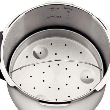 Panela De Pressão Inox Visor De Vidro Para Indução MTA 6L