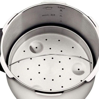 Panela De Pressão Inox Visor De Vidro Para Indução MTA 6L