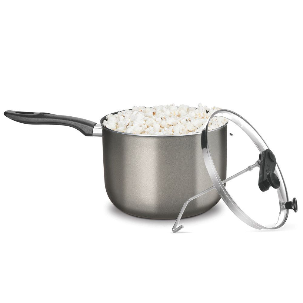 Pipoqueira MTA Antiaderente SuperFlon Ultra 22cm 4,8L Grafite