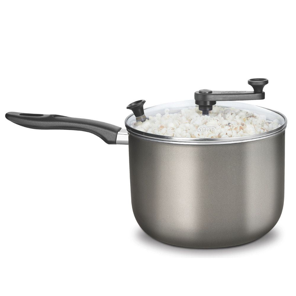 Pipoqueira MTA Antiaderente SuperFlon Ultra 22cm 4,8L Grafite