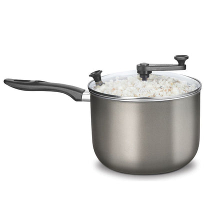 Pipoqueira MTA Antiaderente SuperFlon Ultra 22cm 4,8L Grafite