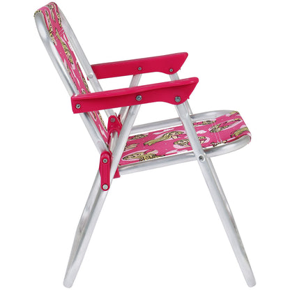 Cadeira Infantil Praia ou Piscina em Alumínio Barbie Bel