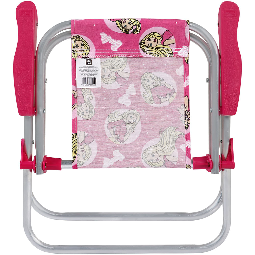 Cadeira Infantil Praia ou Piscina em Alumínio Barbie Bel