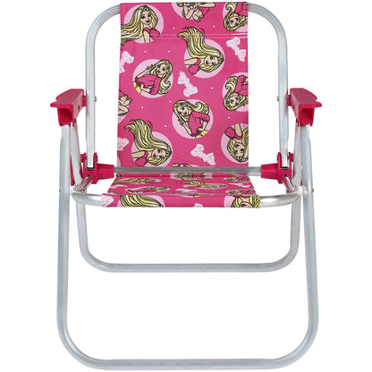 Cadeira Infantil Praia ou Piscina em Alumínio Barbie Bel