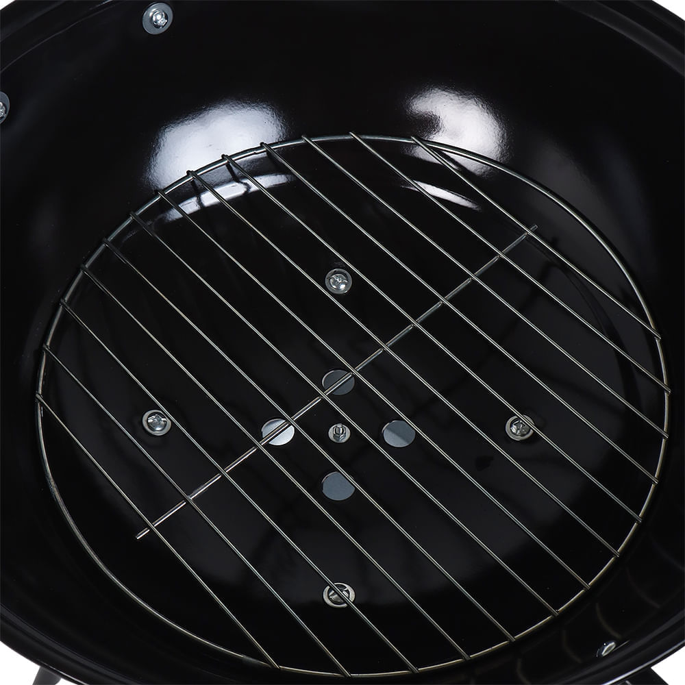 Churrasqueira Arizona Esmaltada a Bafo Portátil c/ Rodas Bel