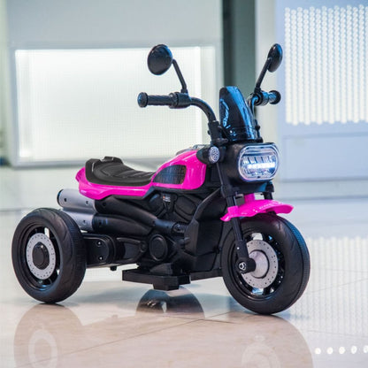 Moto Elétrica Infantil Freeway King 3 rodas 6v Rosa Belfix