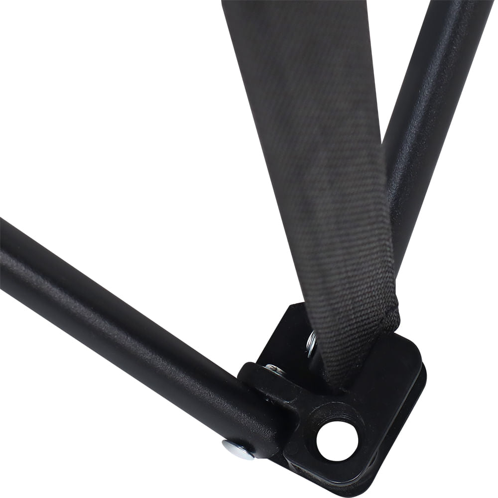 Mesa Dobrável Ultra Light Preta Porta Copos e Coller Bel