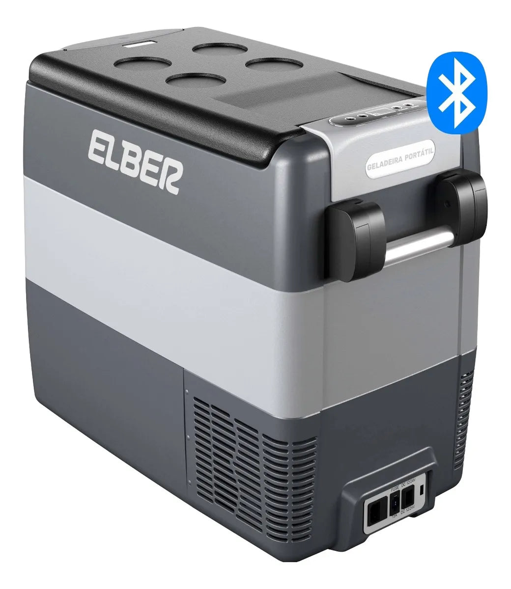 Geladeira Portátil Elber Cab51 47l 12/24v Bluetooth Caminhão