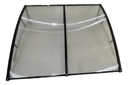 Toldo Policarbonato 150X70CM Preto e Translucido