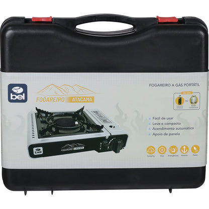 Fogareiro a Gás Atacama com Acendimento Automático Cinza Bel