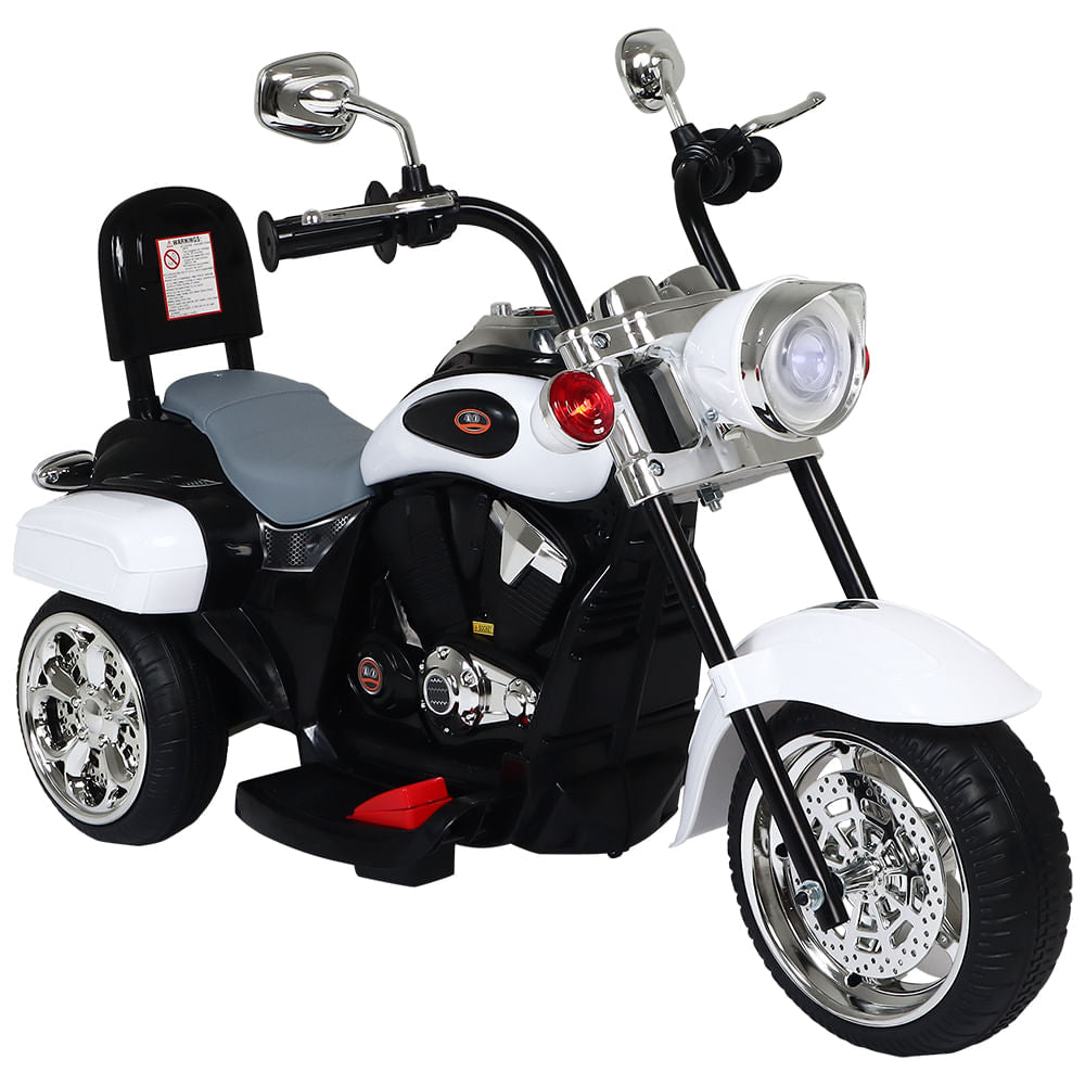 Moto Elétrica Infantil 3 Rodas TR 1501 6V Preta Bel